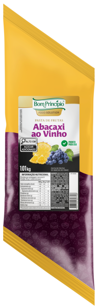 Pasta de Frutas Abacaxi ao Vinho